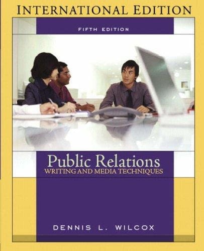 Public relations writing and media techniques
