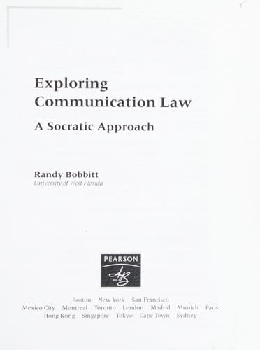 Exploring Communication Law: A Socratic Approach