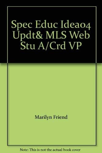 Spec Educ Idea04 Updt& MLS Web Stu A/Crd VP