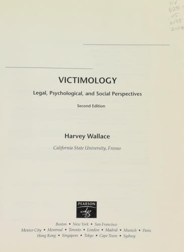 Victimology (2nd Edition)