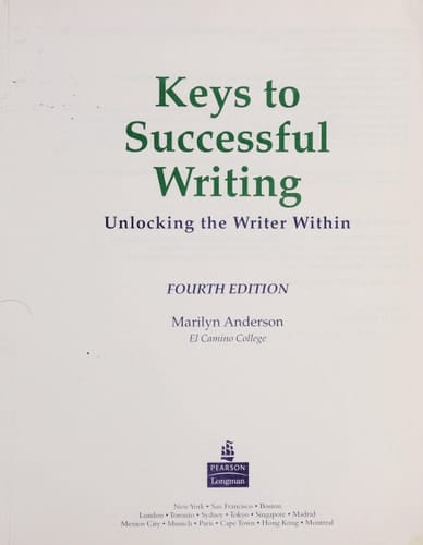 Keys to Successful Writing (with Readings) (4th Edition)