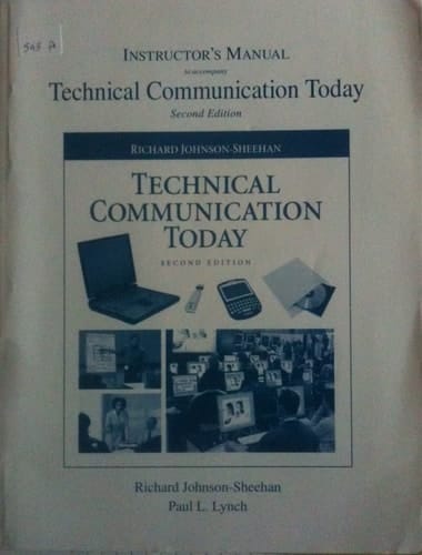 Instructor's Manual to Accompany Technical Communication Today