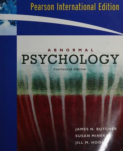 Abnormal Psychology