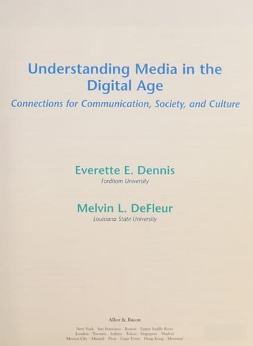 Understanding Media in the Digital Age