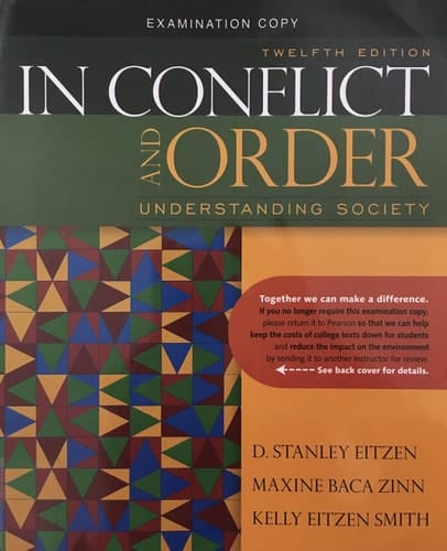 In Conflict and Order: Understanding Society (Twelth Edition, Examination Copy)