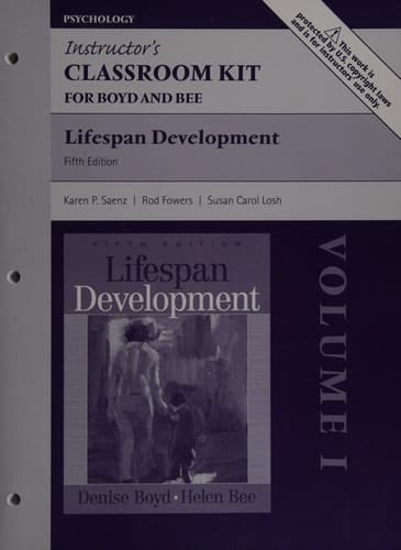 instructor's classroom kit and CD ROM, for Lifespan Development, Volume II; 5e Fifth 2009;