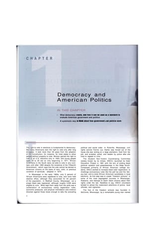 The Struggle for Democracy