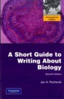 A Short Guide To Writing About Biology