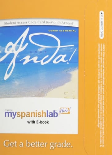 Anda! Printed Access Code: Curso Elemental (English and Spanish Edition)