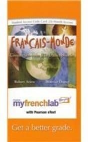 Francais-Monde Connectez-Vous a La Francophonie: Myfrenchlab With Pearson Etext Student Access Code Card