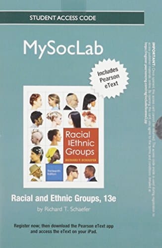 Racial and Ethnic Groups MySocLab Passcode