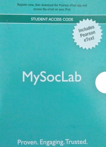 Racial and Ethnic Groups MySocLab Access Code