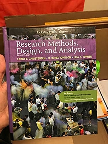 Research Methods, Design, and Analysis - Eleventh Edition, Examination Copy