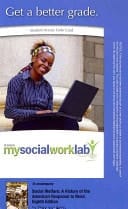 MySocialWorkLab -- Standalone Access Card -- for Social Welfare: A History to the American Response to Need (8th Edition)
