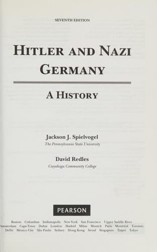 Hitler and Nazi Germany: A History (7th Edition)