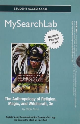 MySearchLab with Pearson eText -- Standalone Access Card -- for Anthropology of Religion, Magic, and Witchcraft (3rd Edition)