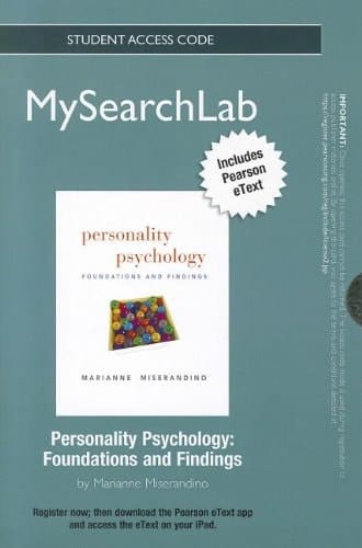 MySearchLab with Pearson eText -- Standalone Access Card -- for Personality Psychology: Foundations and Findings