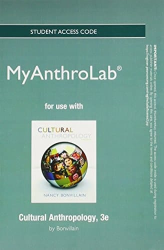 Cultural Anthropology: New Myanthrolab Standalone Access Card