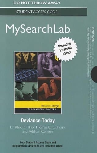 MySearchLab with Pearson eText -- Standalone Access Card -- for Deviance Today