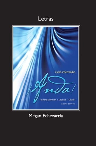 Letras for Anda! Curso intermedio
