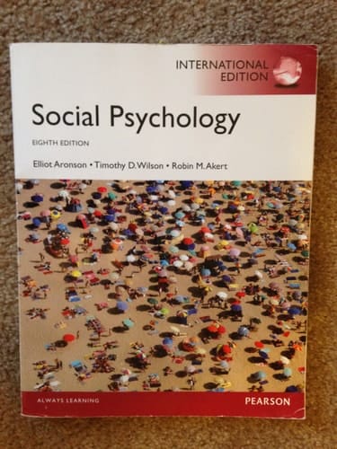 Social Psychology, 8th Edition