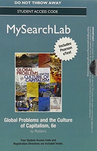MyLab Search with Pearson eText -- Standalone Access Card -- for Global Problems and the Culture of Capitalism (6th Edition)