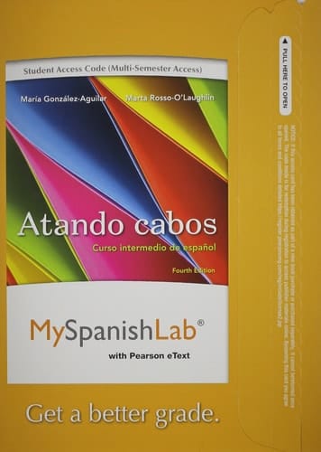 MyLab Spanish with Pearson eText -- Access Card -- for Atando cabos: Curso intermedio de español (multi semester access)