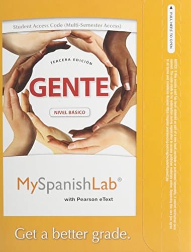 Gente Nivel Básico (Multi Semester Access)