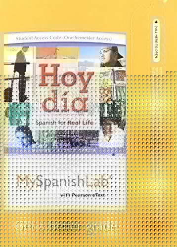 Hoy dia: Spanish for Real Life, Volume 2, Books a la Carte Plus MyLab Spanish -- Access Card Package