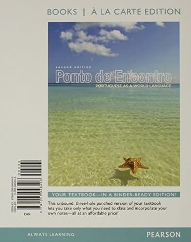Ponto de Encontro: Portuguese as a World Language, Books a la Carte Plus MyLab Portuguese (multi semester access) with eText -- Access Card Package