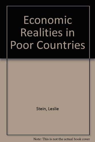Economic realities in poor countries