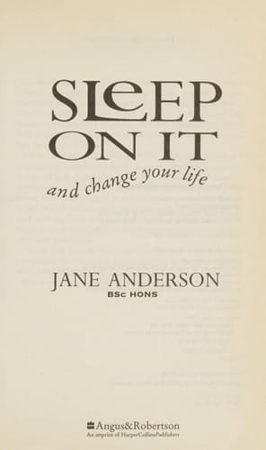 Sleep on It and Change Your Life