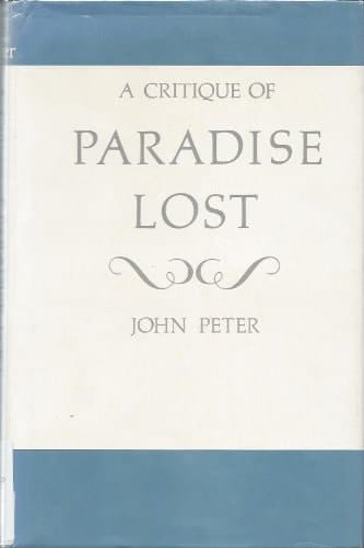 A critique of Paradise lost