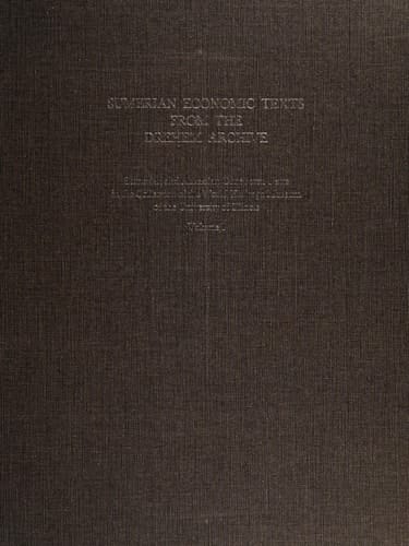 Sumerian and Akkadian Cuneiform Texts in the Collection of the World Heritage Museum of the University of Illinois: Sumerian economic texts from the Drehem archive, compiled by S. T. Kang
