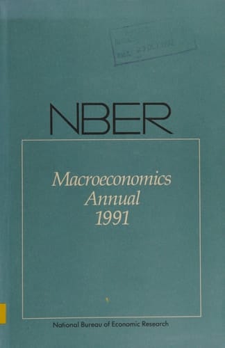NBER Macroeconomics Annual 1991