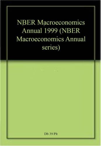 NBER Macroeconomics Annual 1999
