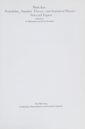 Probability, Number Theory and Statistical Physics