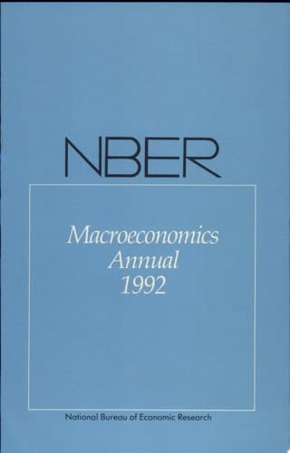 NBER Macroeconomics Annual 1992