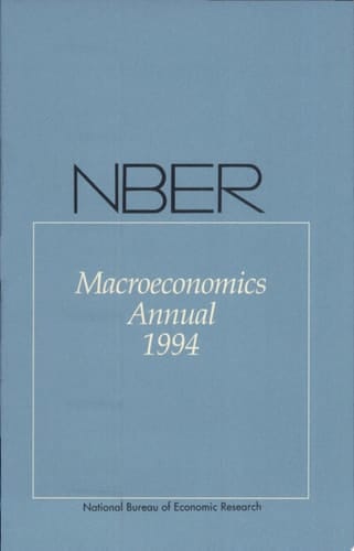 NBER Macroeconomics Annual 1994