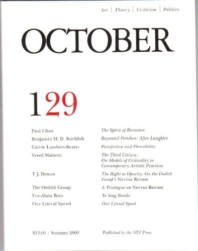 October 129 Summer 2009