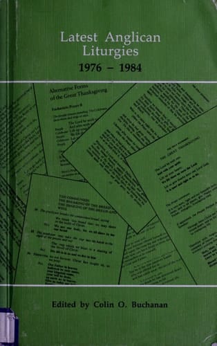 Latest Anglican Liturgies, 1976-1984