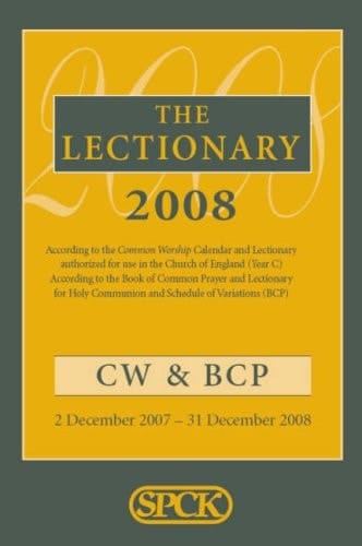 Common Worship Lectionary 2008