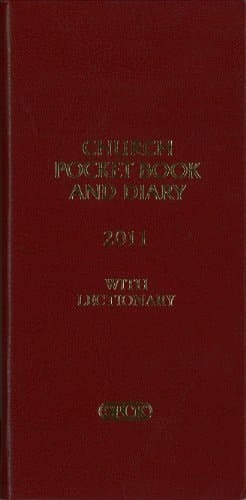 Church Pocket Book and Diary 2011 Burgundy The Pocket Diary for Church-Going People and Church Workers