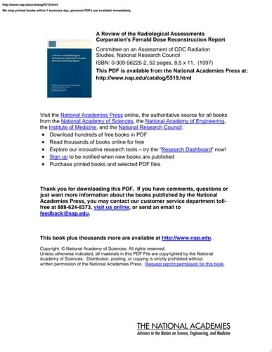 A Review of the Radiological Assessments Corporation's Fernald Dose Reconstruction Report