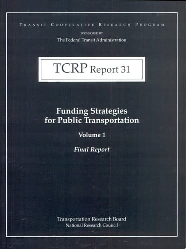 Funding Strategies for Public Transportation