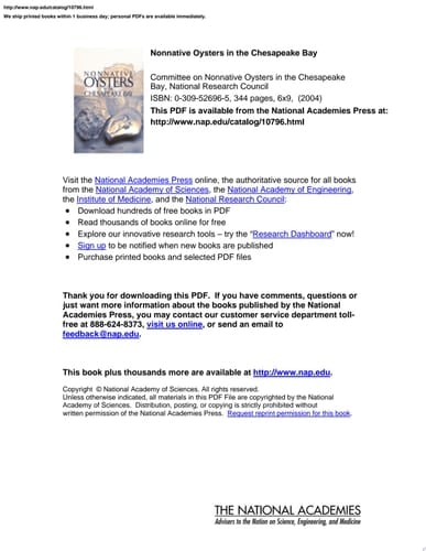 Nonnative Oysters in the Chesapeake Bay