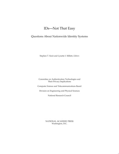 IDs -- Not That Easy