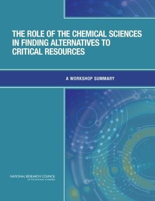 The Role Of The Chemical Sciences In Finding Alternatives To Critical Resources A Workshop Summary