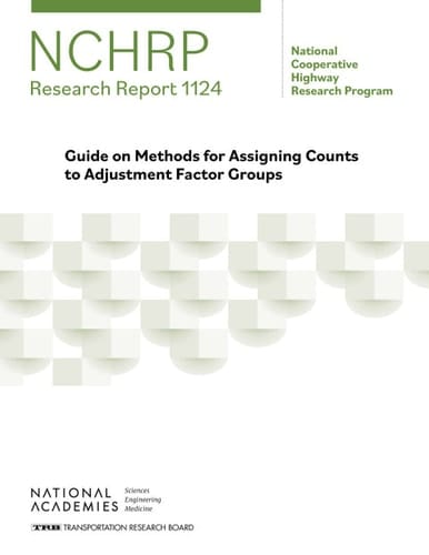 Guide on Methods for Assigning Counts to Adjustment Factor Groups