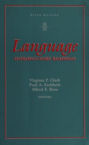 Language Introductory Readings